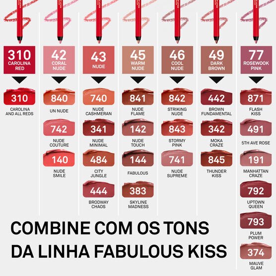 Lip Liner 43 Made To Impress Rose Kiss